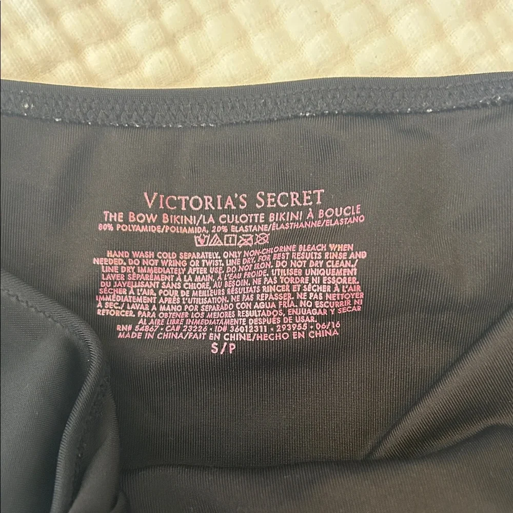 Victoria's Secret Black Bikini Bottom with Side Ties - Picture 4 of 4